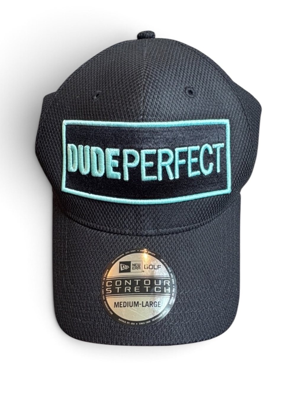 Dude Perfect New Era Golf Embroidered Hat M/L Black READ